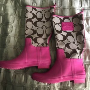 Authentic Coach Rainboots